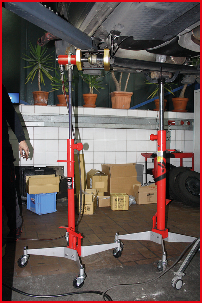 KS Tools Hydraulikzylinder-Halterungs-Satz, 4-tlg