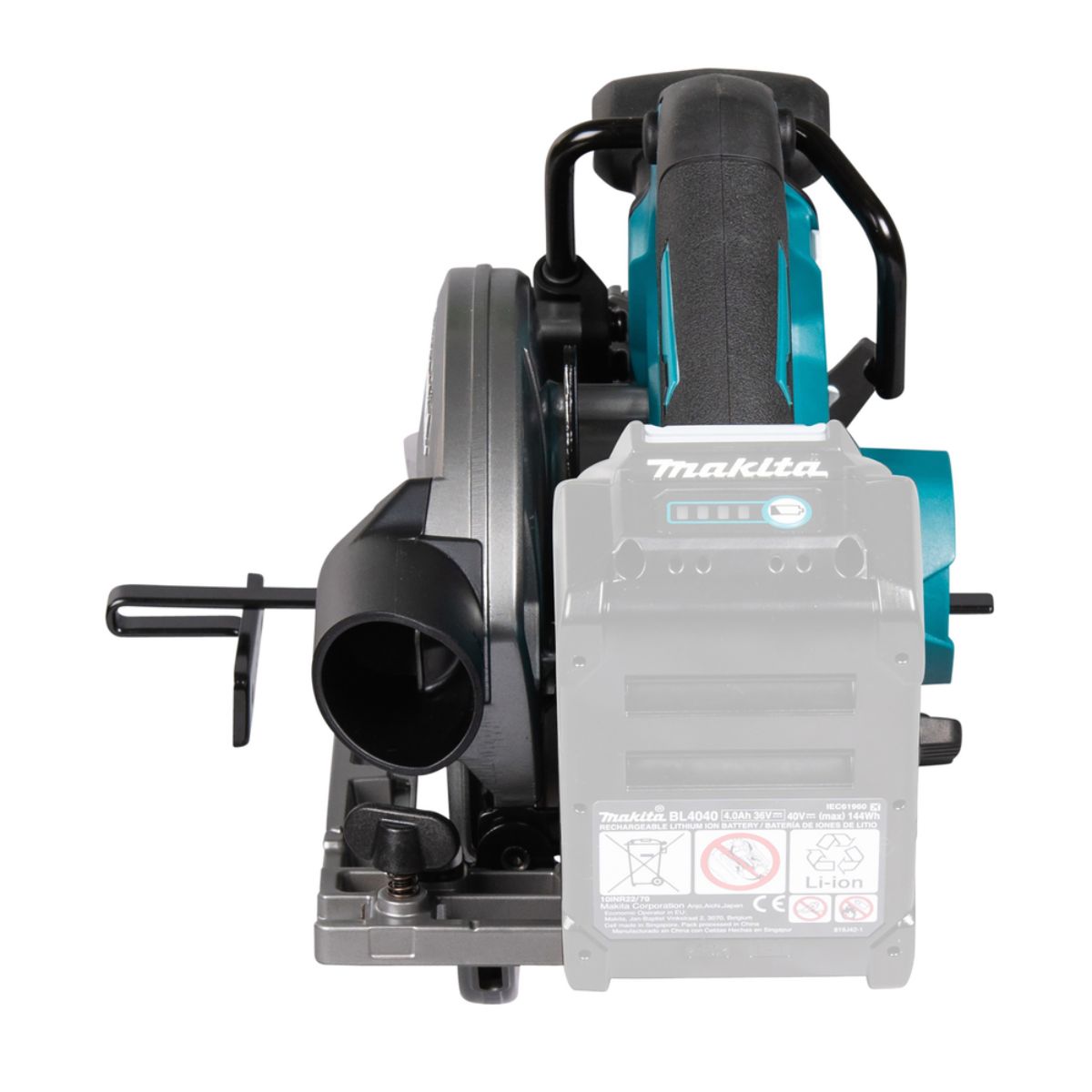 Makita Akku-Handkreissäge 57 mm 40V max. (ohne Akku, ohne Ladegerät) HS012GZ