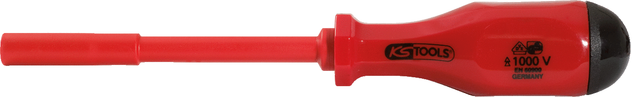 KS Tools 1/4" Bit-Schraubendreher mit Schutzisolierung und Magazin