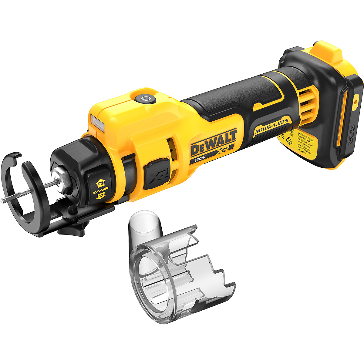 DEWALT Akku-Trockenbaufräse 18V Basisversion