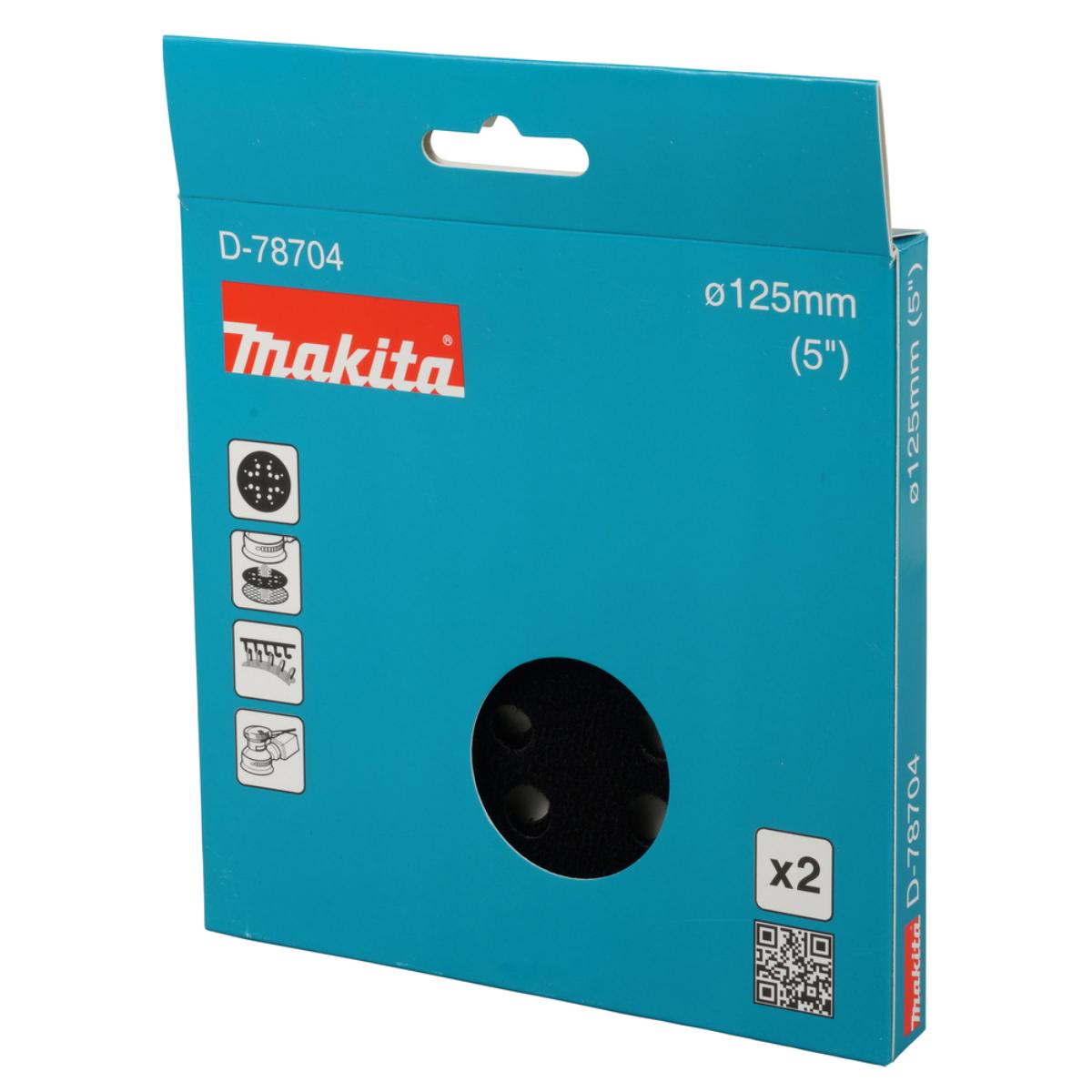 Makita Schleiftellerschutz 125mm, Klett, 2 Stück