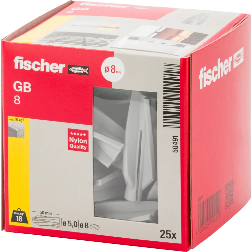 Fischer Gasbetondübel GB 8