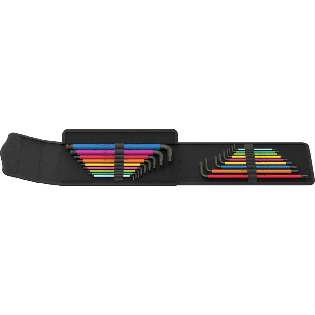 Wera Big Pack Multicolour Winkelschlüssel Innensechskant (metrisch) / TORX® Set 1