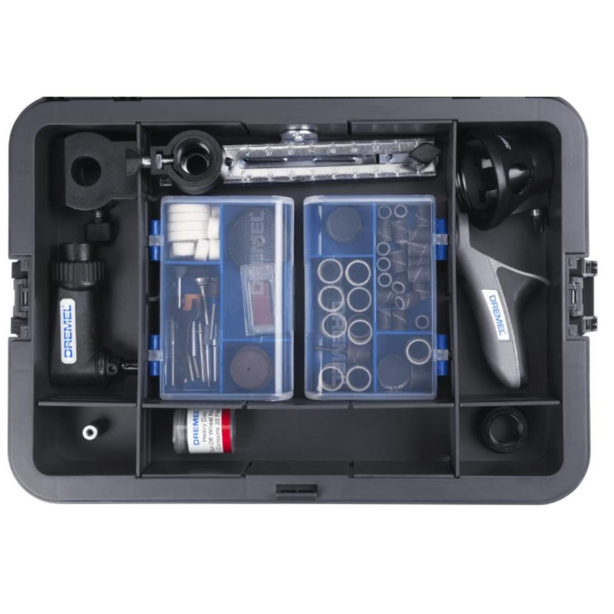 DREMEL 4250, kabelgebundenes Multitool, 128 Zubehöre, 6 Vorsatzgeräte