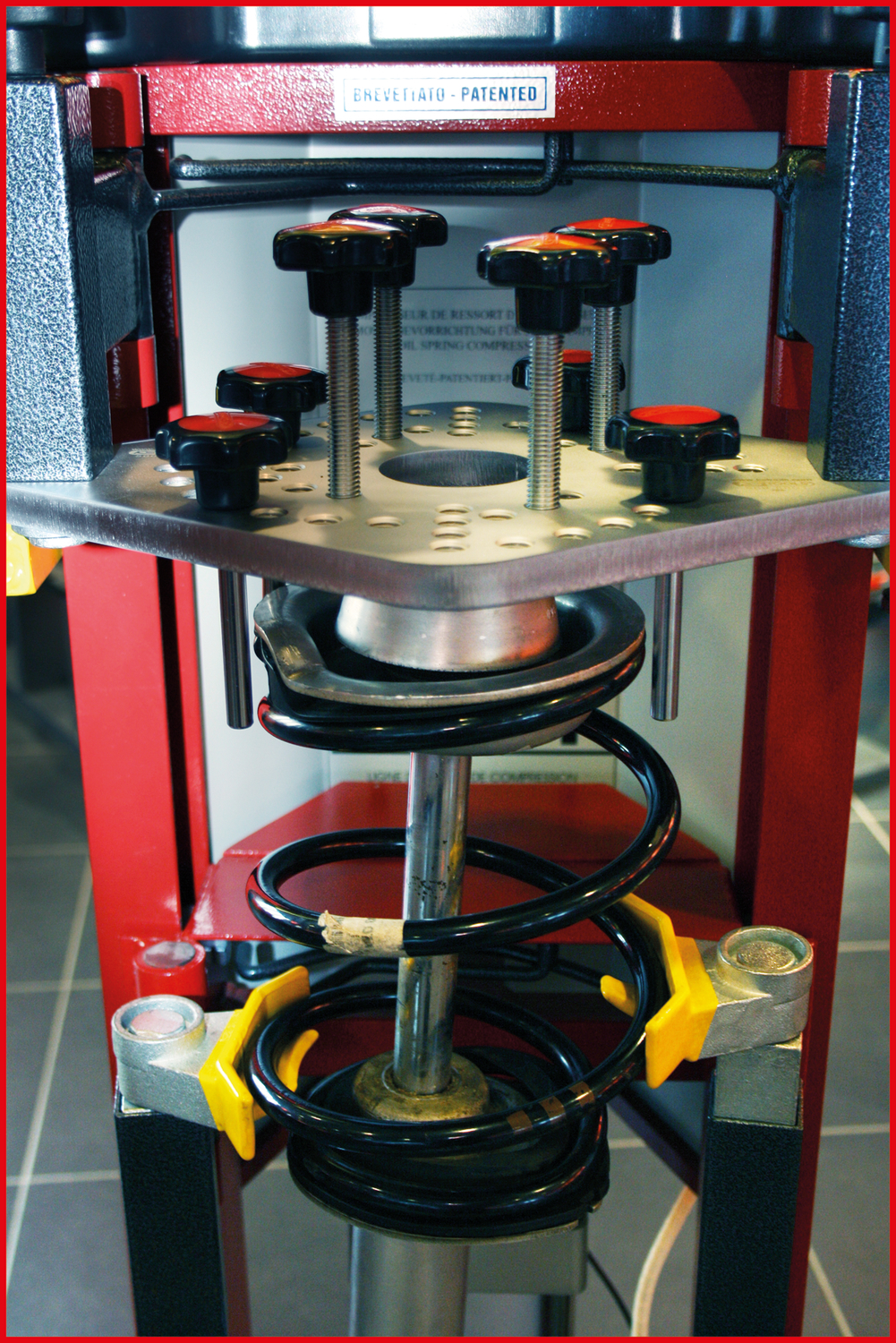 KS Tools Adapterplatte für Druckluft-Stand-Federspanner