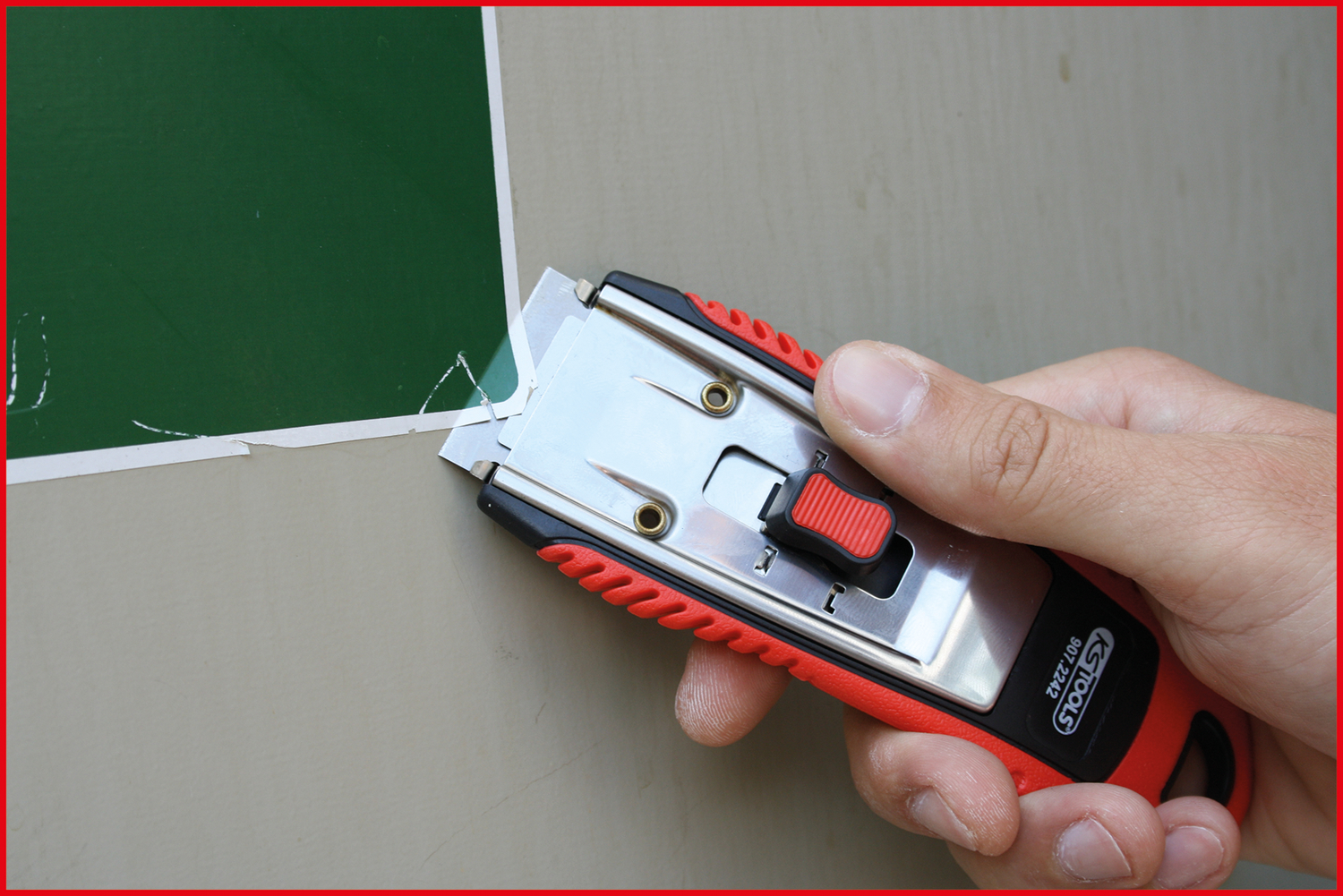 KS Tools Plakettenschaber, 40mm