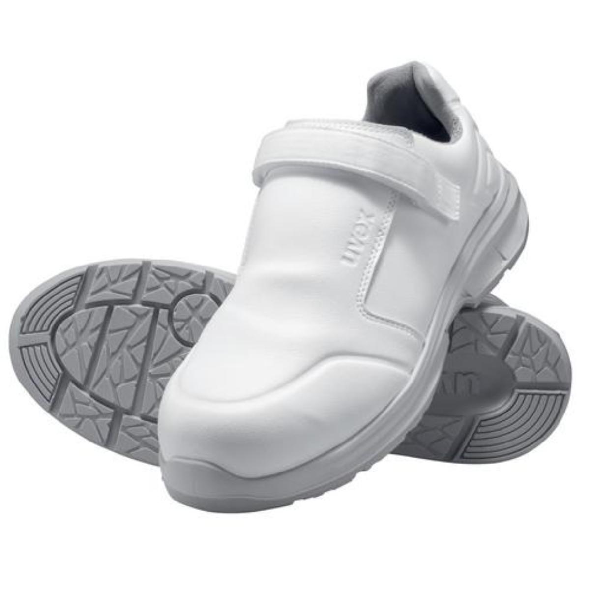 uvex 1 sport white Sicherheitsschuh S2 Halbschuh Slipper mit Klettriemen