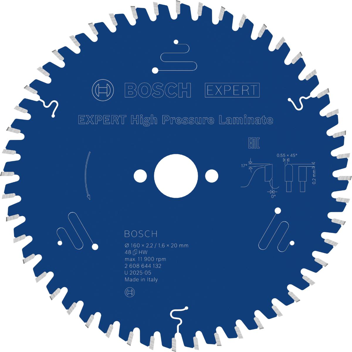Bosch Kreissägeblatt Expert for High Pressure Laminate