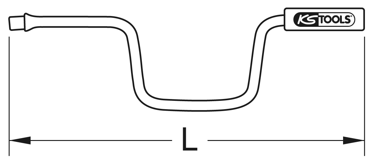 KS Tools 1/4" Kurbel