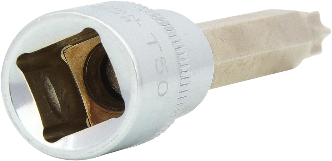 KS Tools 1/2" CHROMEplus Bit-Stecknuss Torx, lang