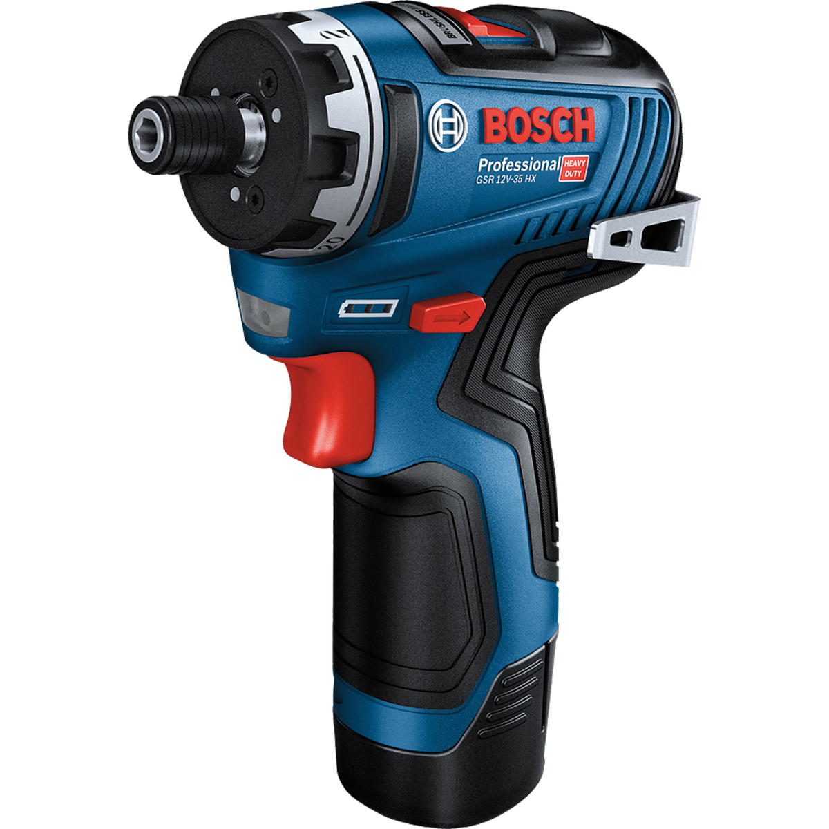Bosch Akku-Schrauber GSR 12V-35 HX: 2 x Akku GBA 12V 3.0Ah, Schnellladegerät