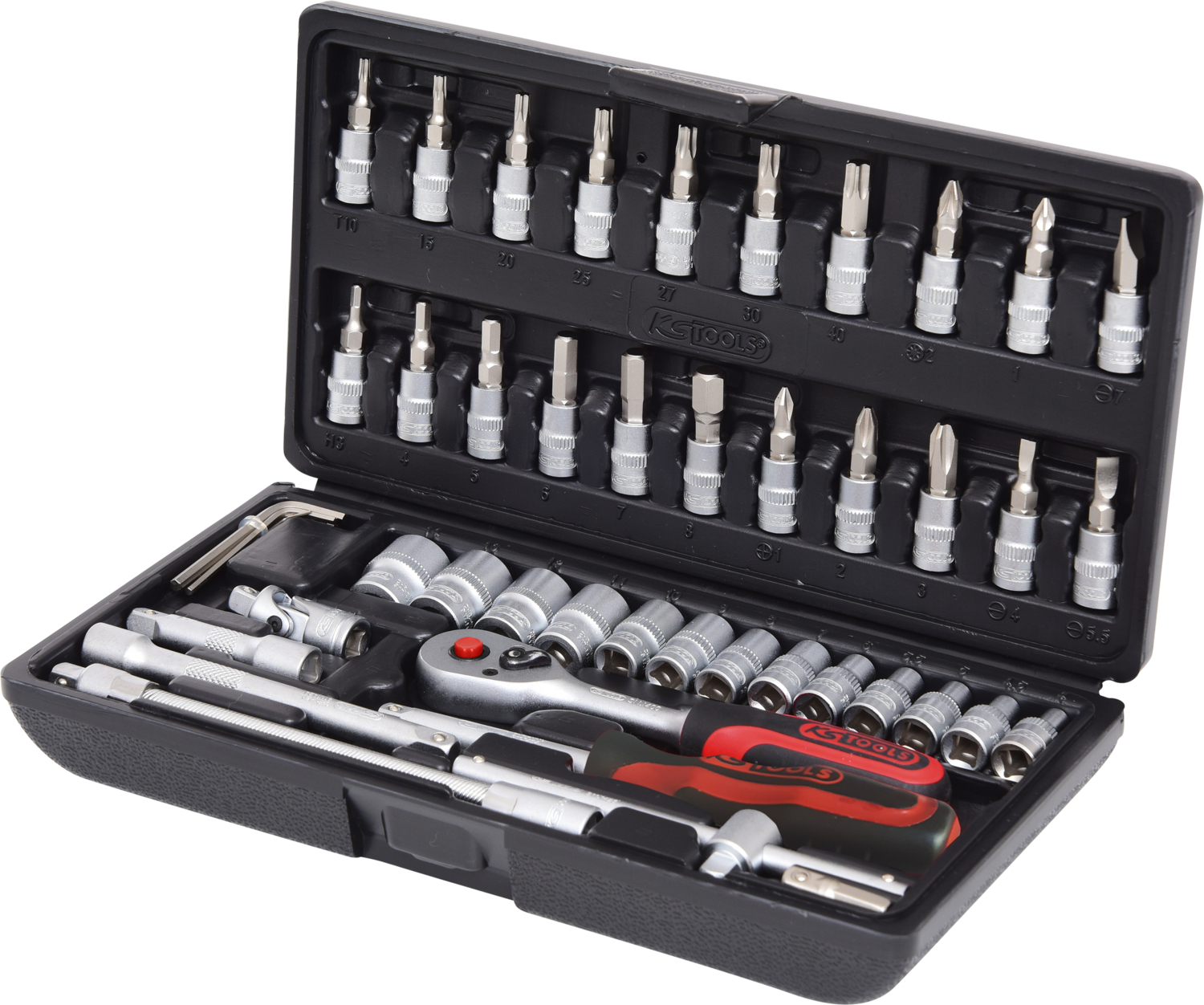 KS Tools 1/4" Steckschlüssel-Satz, 48-tlg