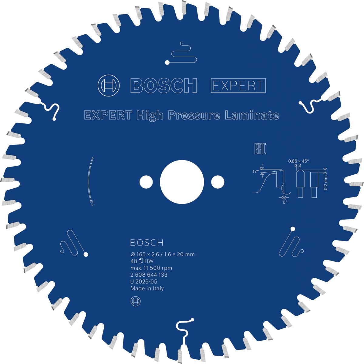 Bosch Kreissägeblatt Expert for High Pressure Laminate