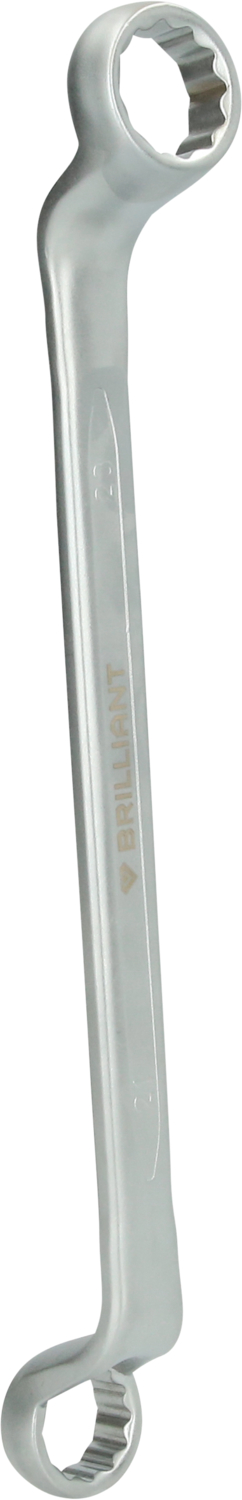 Brilliant Tools Doppel-Ringschlüssel, gekröpft