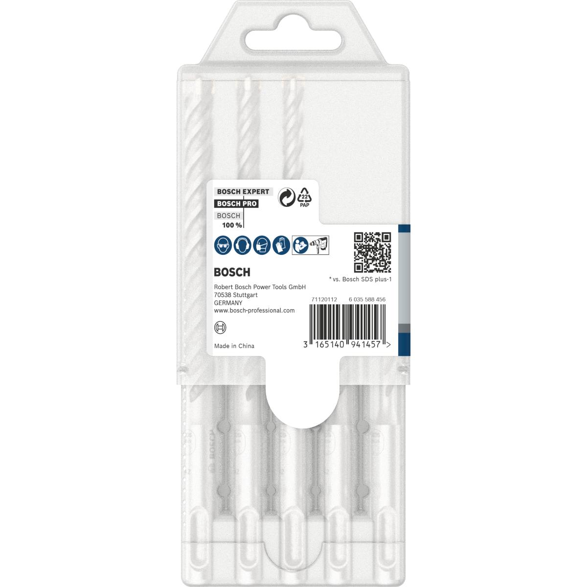 Bosch PRO SDS plus-5X Hammerbohrer 5.5/6/7/8/10 mm, 5-teiliges Set