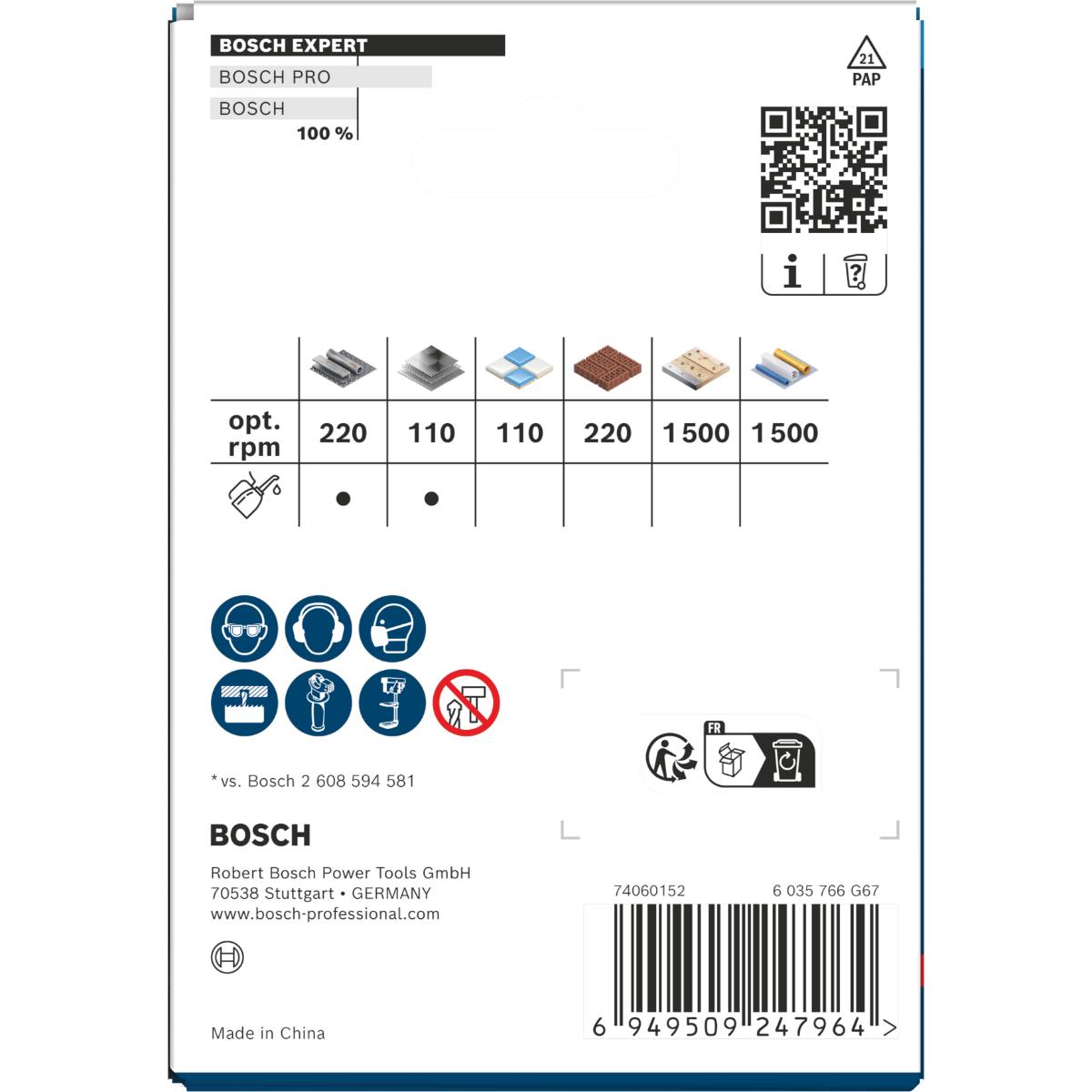 Bosch EXPERT Multi Material Power Change Plus-Lochsäge, 80 x 60 mm