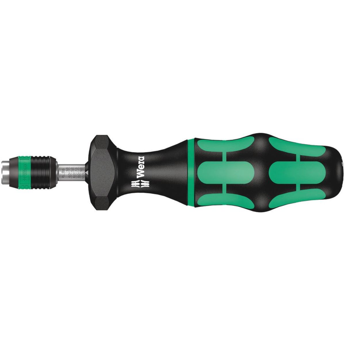Wera Serie 7400 Kraftform Drehmomentschraubendreher + Rapidaptor Schnellwechselfutter
