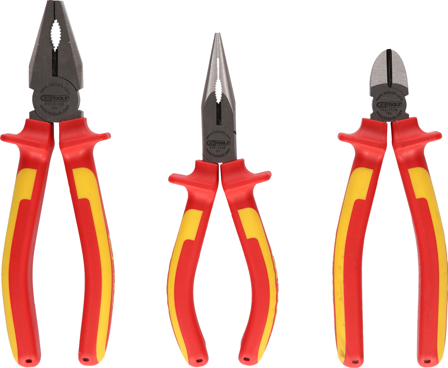 KS Tools ERGOTORQUE VDE Zangen-Satz, 3-tlg