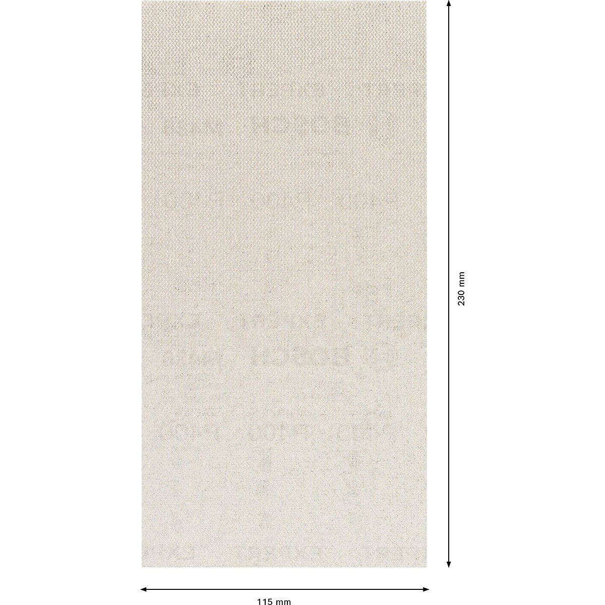 Bosch EXPERT M480 Schleifnetz für Schwingschleifer, 115 x 230mm, 10-tlg., P80