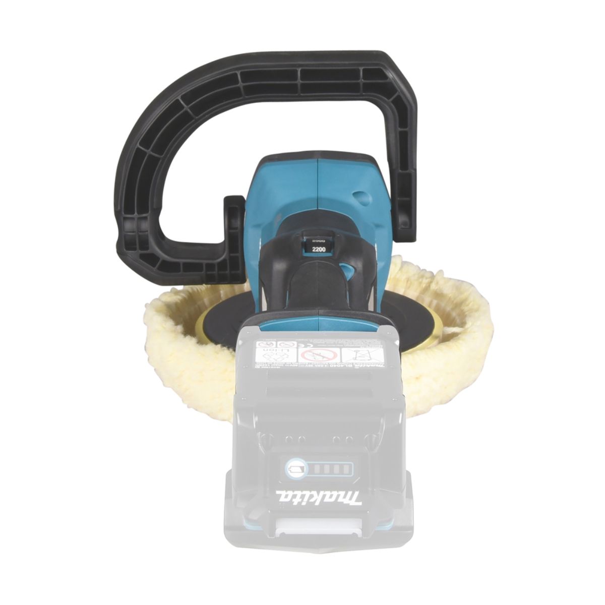 Makita Akku-Poliermaschine 40V max. (ohne Akku, ohne Ladegerät) PV001GZ