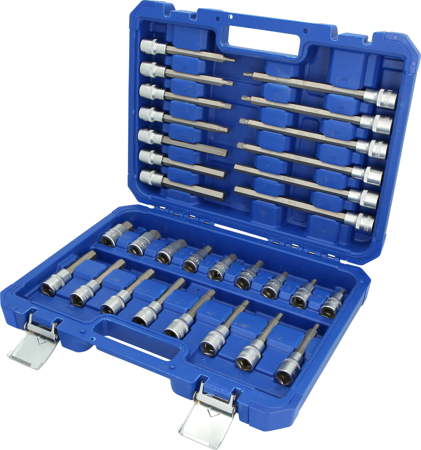 Brilliant Tools 1/2" Steckschlüssel-Satz, 30-tlg, Innensechskant-Profil - BT022030