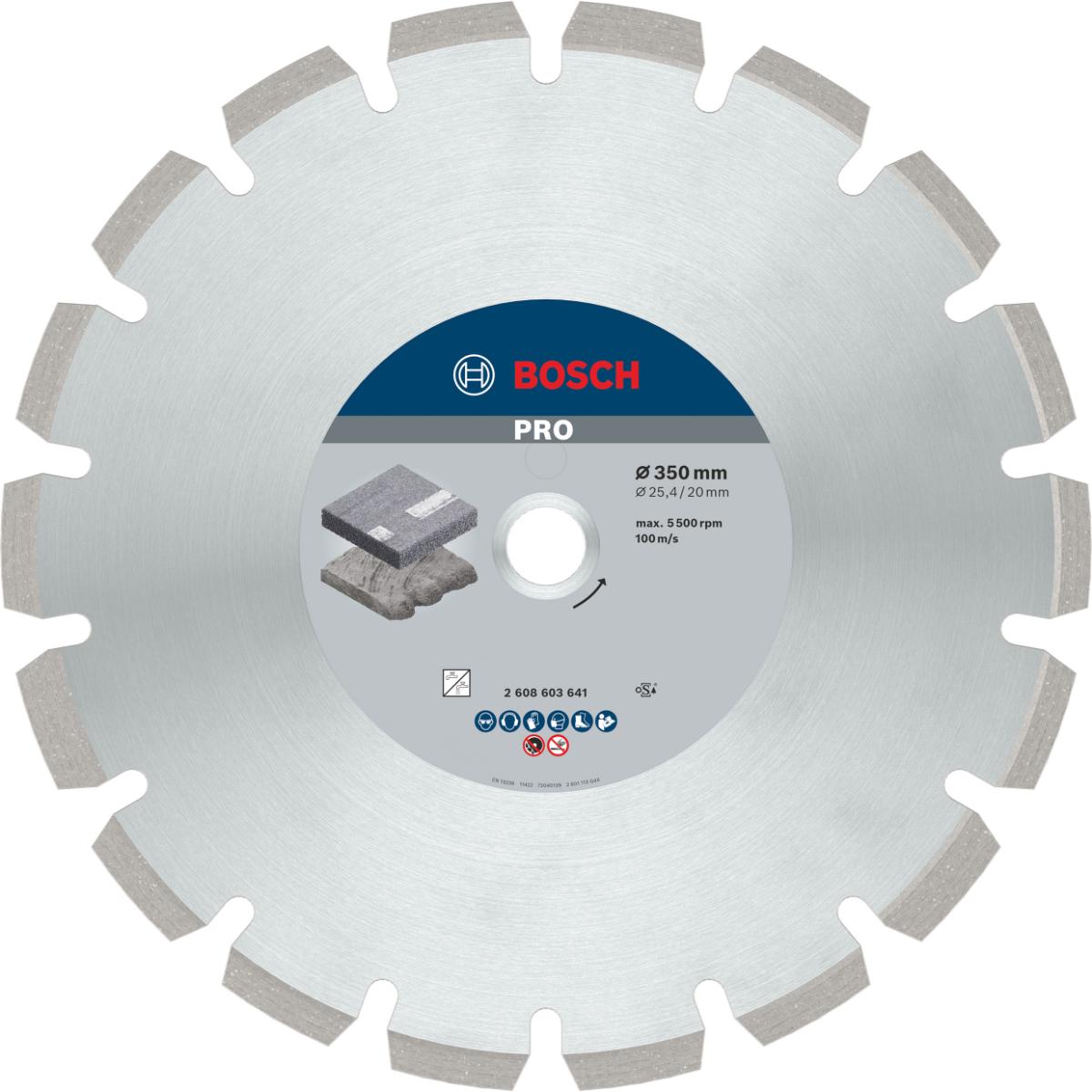 Bosch PRO Diamanttrennscheibe Best for Asphalt, 350/400/450