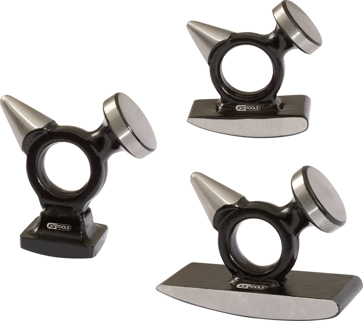 KS Tools 3 in 1 Ausbeuleisen-Satz, 3-tlg