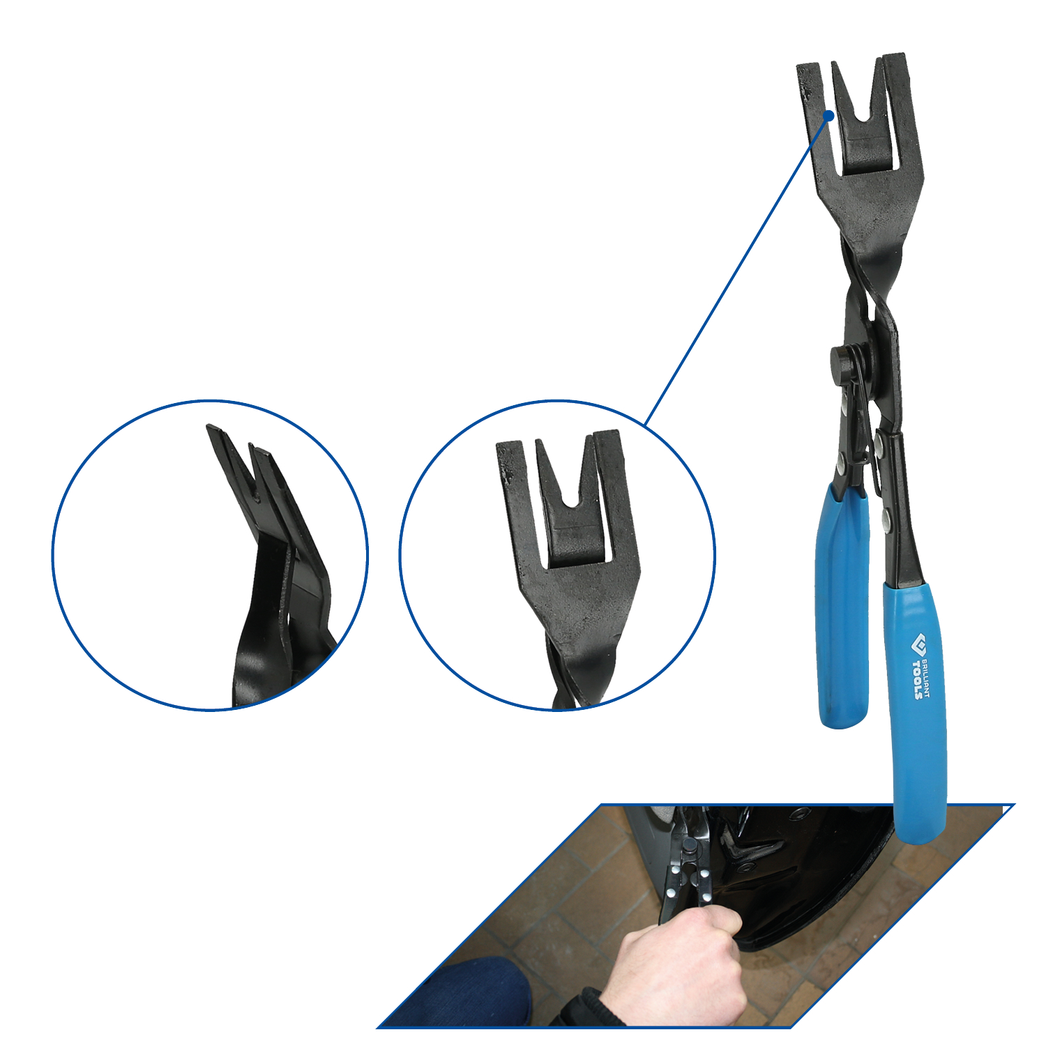Brilliant Tools Türverkleidung-Lösezange - BT516003