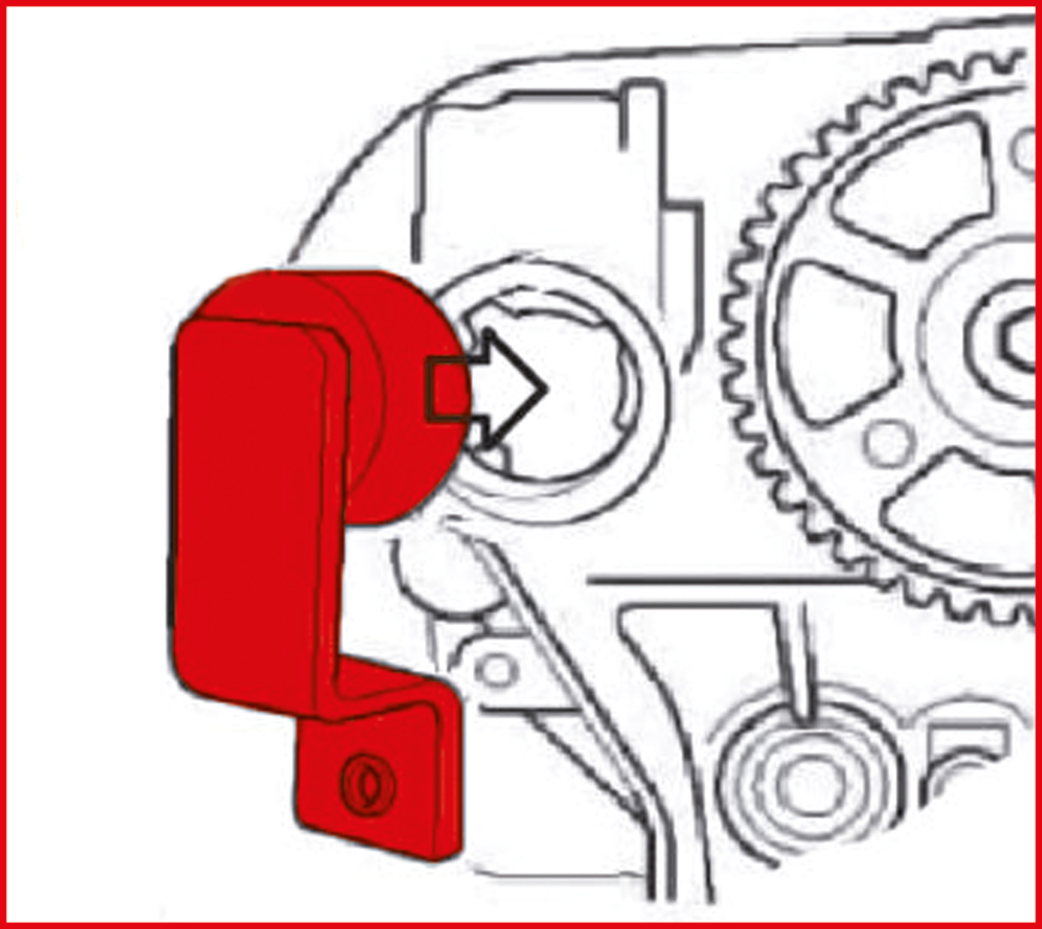 KS Tools Motoreinstell-Werkzeug-Satz für Chrysler, 2-tlg