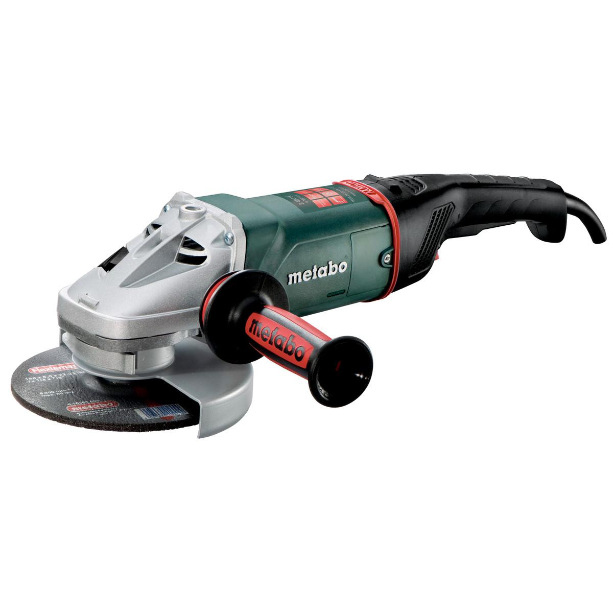 Metabo Winkelschleifer WEA 24-180 MVT Quick mit Schnellspannmutter, drehbarem Haupthandgriff, Totman
