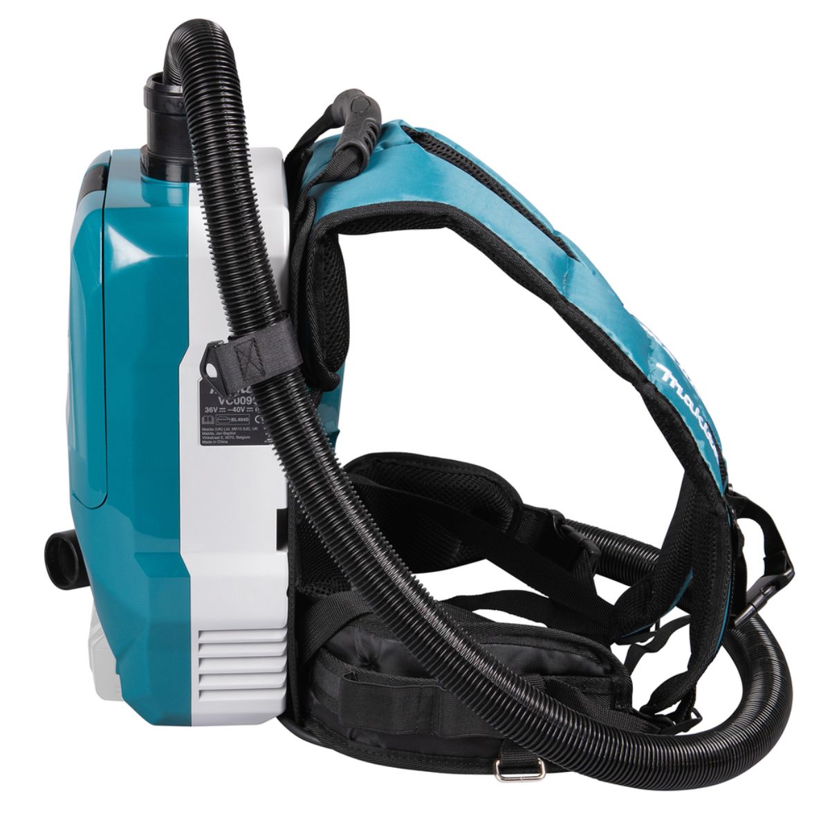 Makita Akku-Rucksackstaubsauger 40V max. mit AWS (ohne Akku, ohne Ladegerät) VC009GZ01