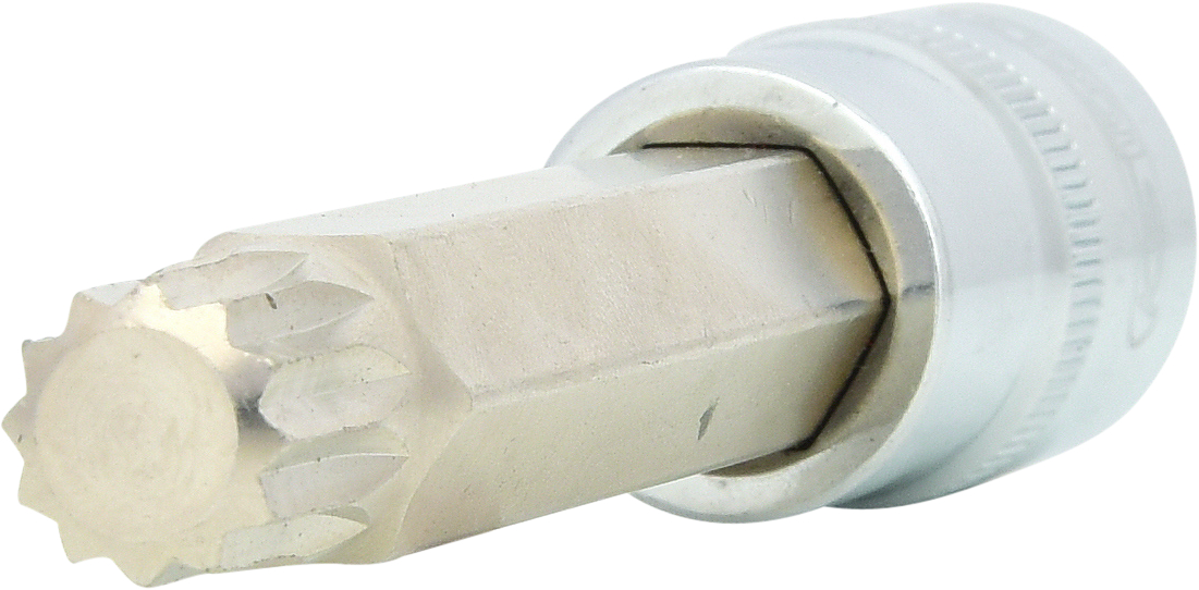 KS Tools 1/2" CHROMEplus Bit-Stecknuss, lang