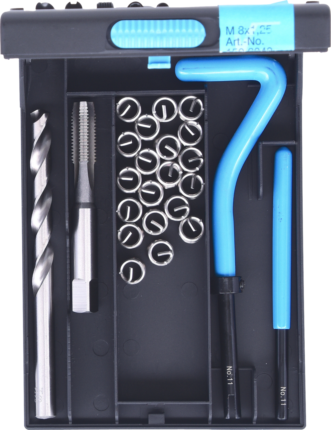 KS Tools Nirostahl Gewinde-Reparatur-Satz M8x1,25x10,8mm, 24-tlg