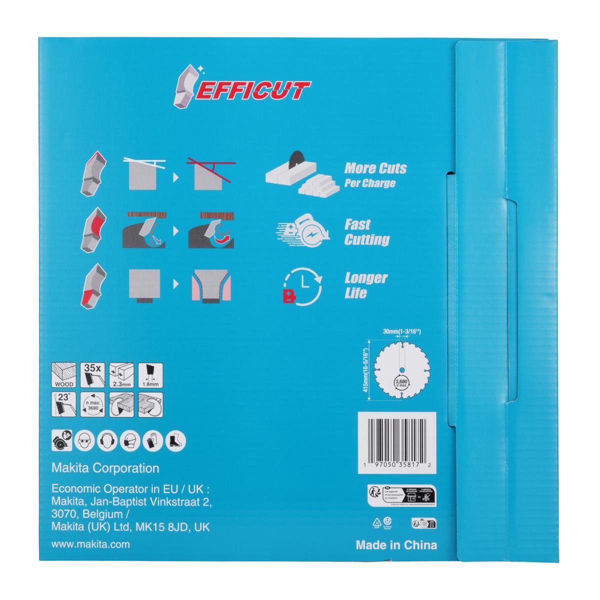 Makita Sägeblatt 415x2,3x30, 35Z EFFICUT - E-24848