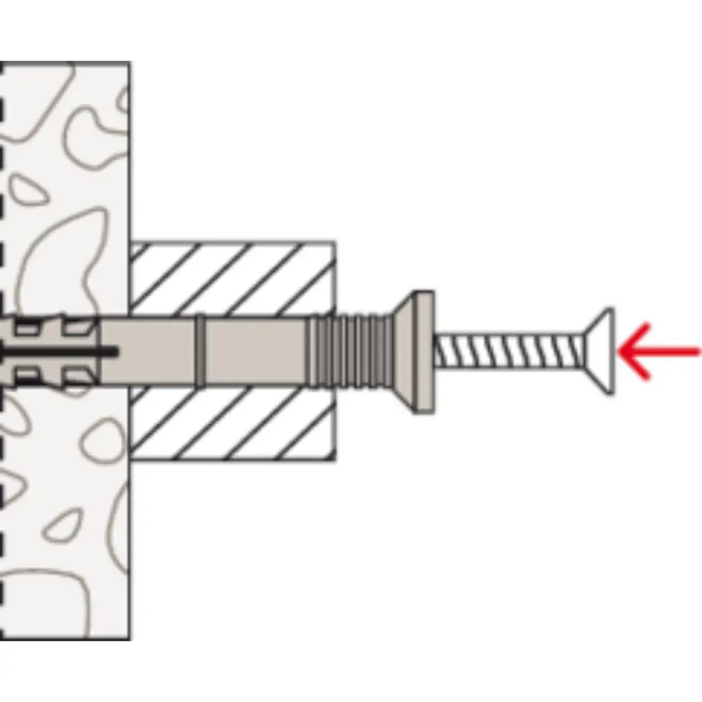 Fischer Nageldübel N 8x40/1 P (50)