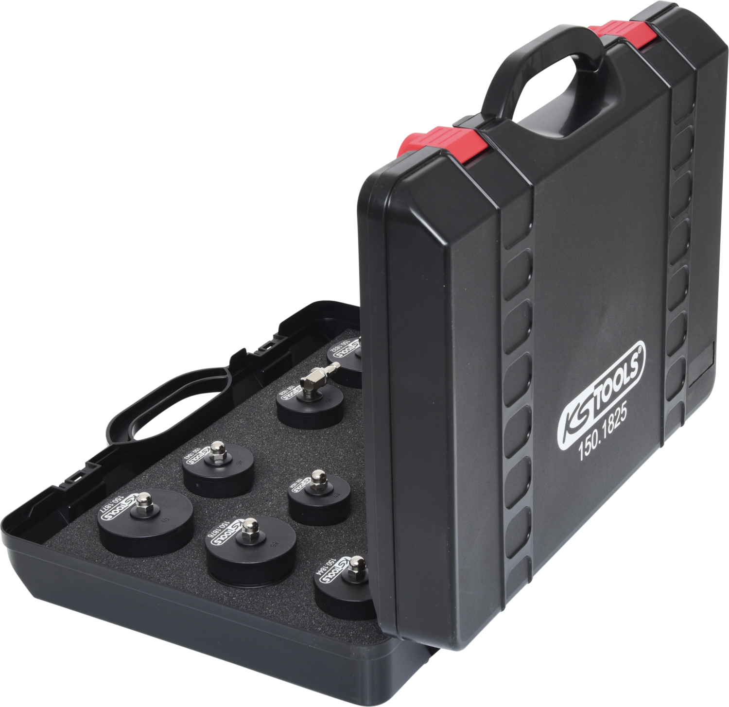 KS Tools Turbolader-Bajonett-Ladeluft-System-Prüfkoffer-Satz, 13-tlg