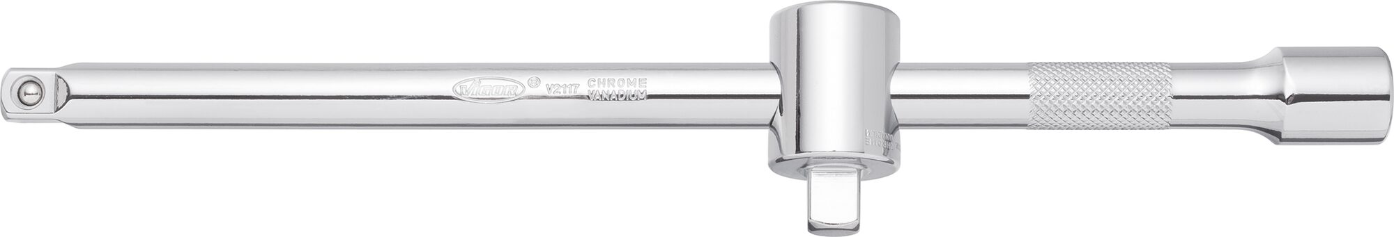 VIGOR Schiebestück / Adapter, V2116N, Vierkant12,5 mm (1/2 Zoll), Vierkant 10 mm (3/8 Zoll), 40 mm