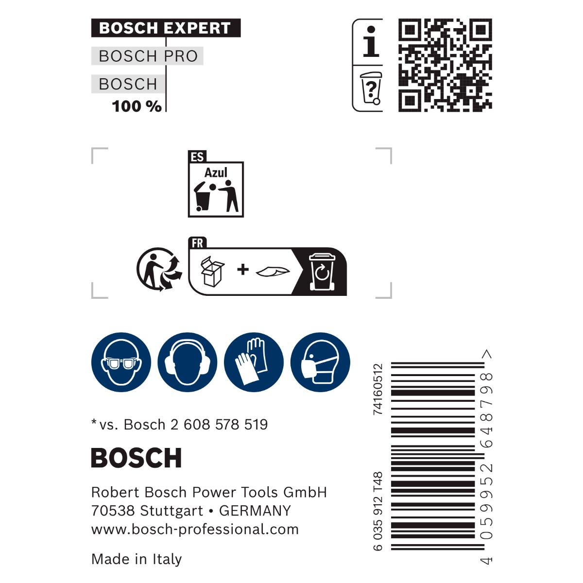 Bosch EXPERT SDS plus-8C Flachmeißel, 20 x 250 mm, 5-Stück