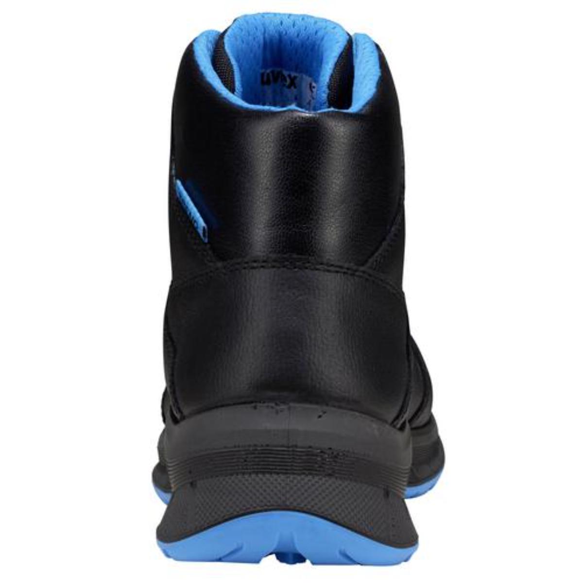 uvex 2 trend Sicherheitsschuh Stiefel S2, blau/schwarz