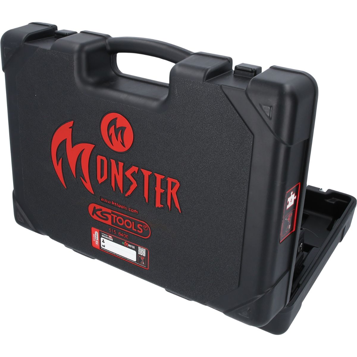 KS Tools eMONSTER Brushless-Akku-Bohr-Schrauber-Satz, 4-tlg