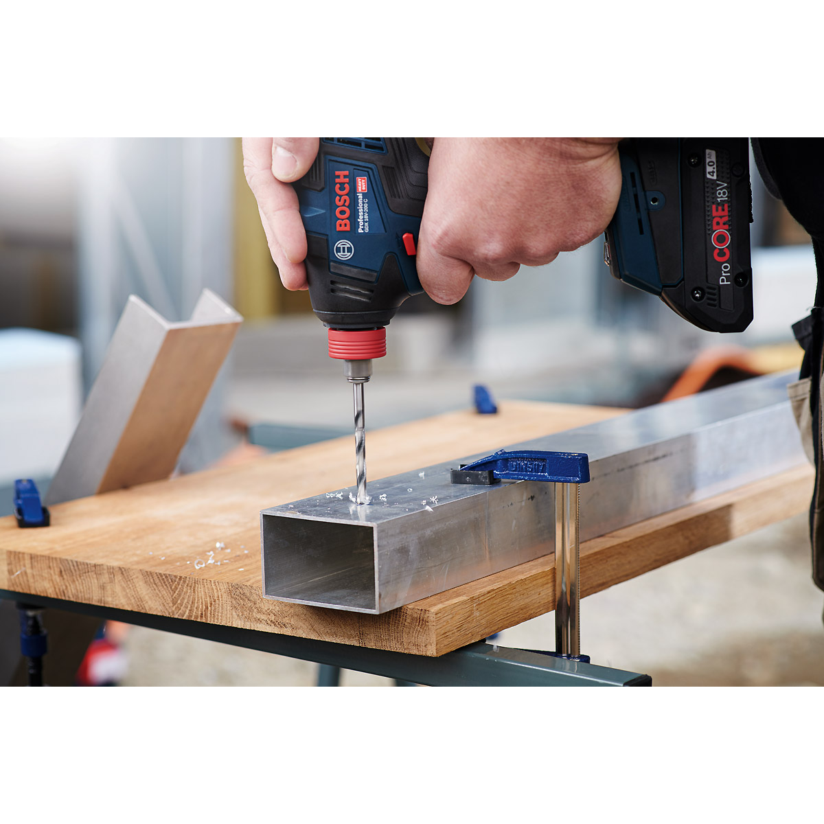 Bosch HSS-Spiralbohrer PointTeQ mit Sechskantschaft