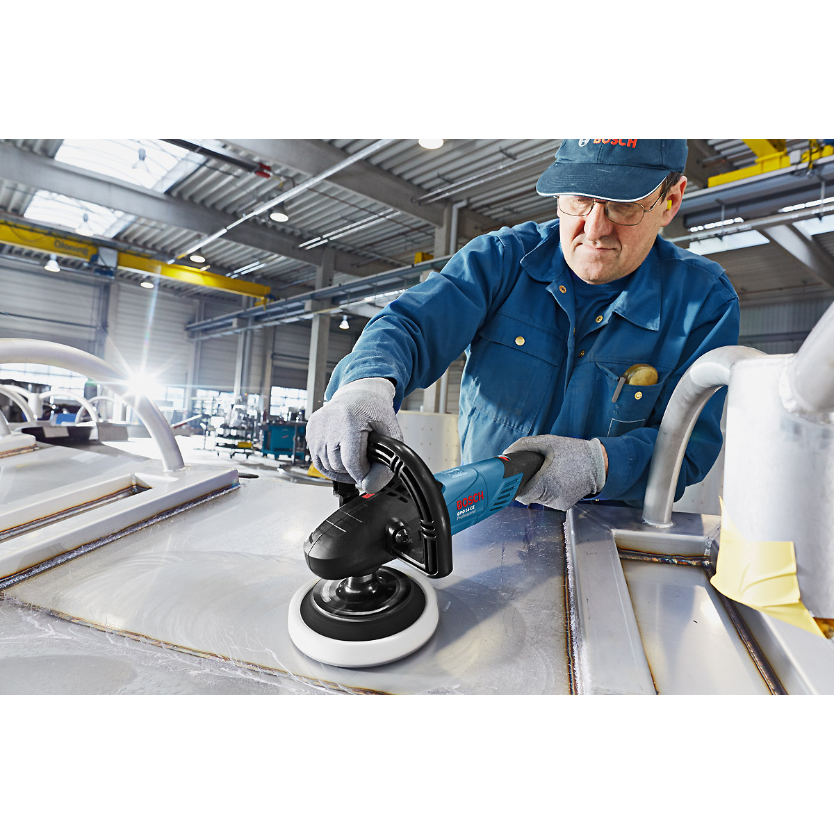 Bosch Polierer GPO 14 CE,1400-Watt, 2,5 kg, mit Zusatzgriff und D-Griff