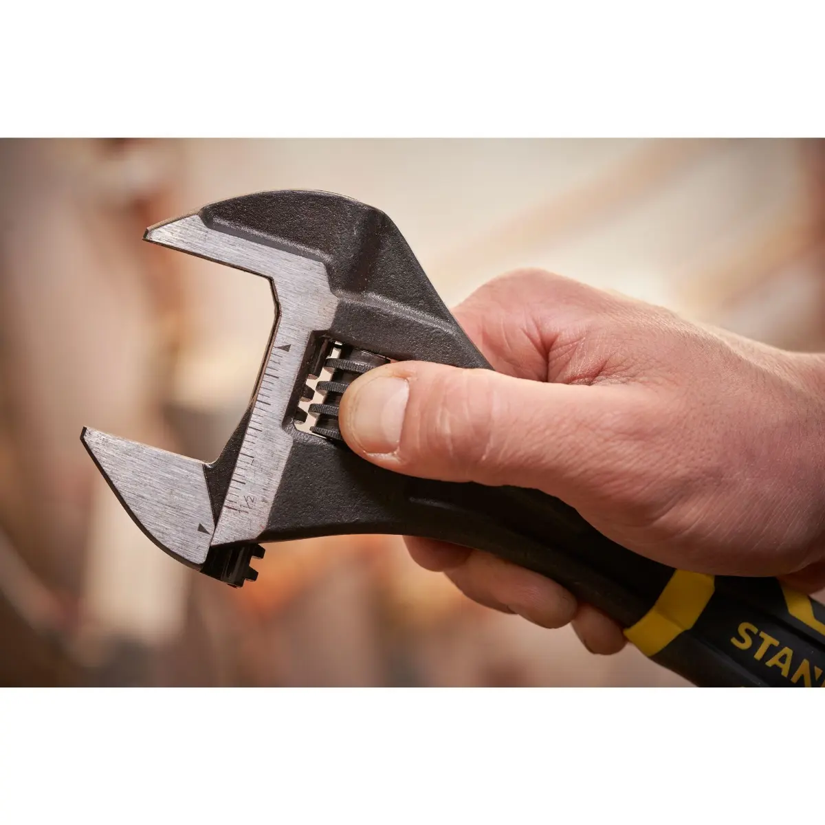 STANLEY FATMAX Rollgabelschlüssel mit Schnelleinstellung, Spannbereich 33 mm, Länge 250 mm