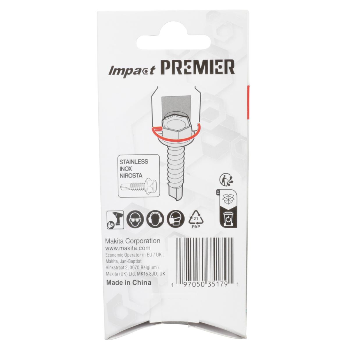 Makita Torsion Steckschlüssel 10mm Impact Premier 1/4 Zoll - SW10 - Aufsteckring - Impact Premier