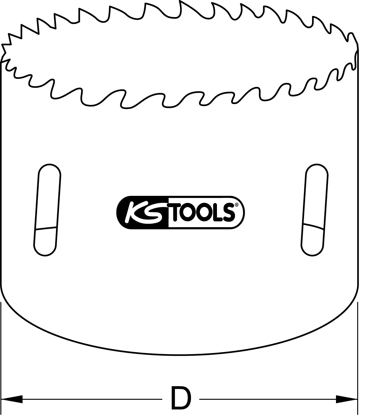 KS Tools HSS Bi-Metalllochsäge