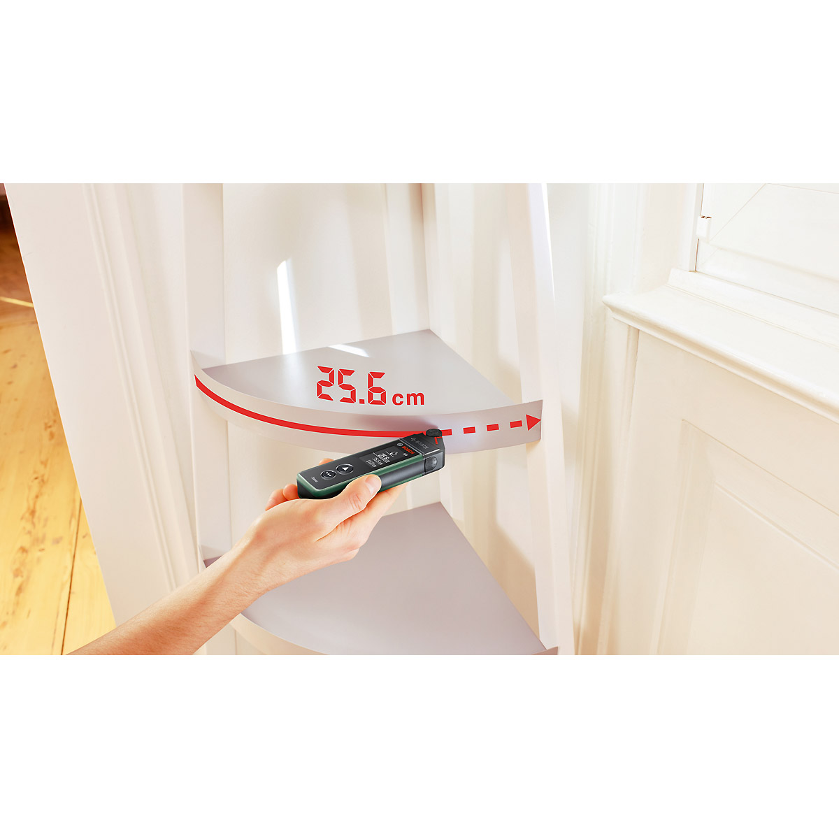 Bosch Digitaler Laser-Entfernungsmesser Zamo Set ECO- Lieferkarton
