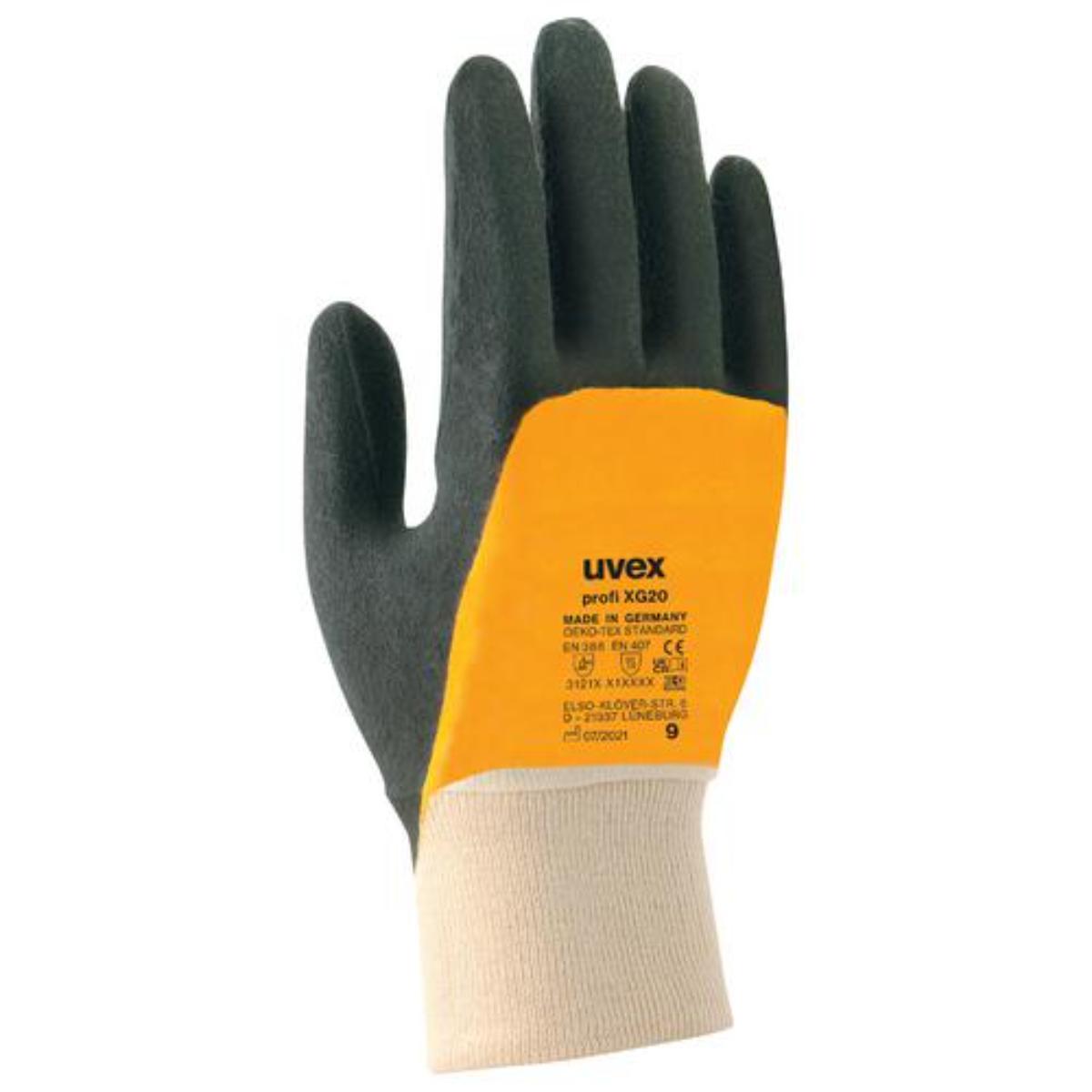 uvex Montagehandschuh profi ergo XG 20 mit Xtra Grip-Beschichtung