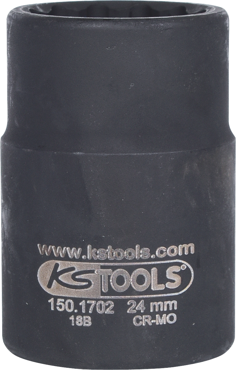 KS Tools 3/4" 12-kant-Antriebswellen-Kraftstecknuss, 24mm