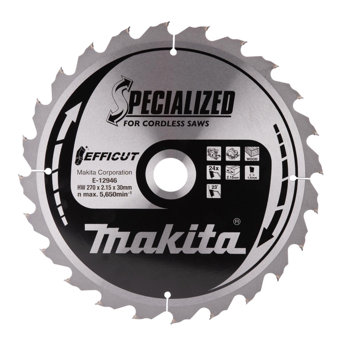 Makita Sägeblatt 270x2,15x30, 24Z EFFICUT - E-12946