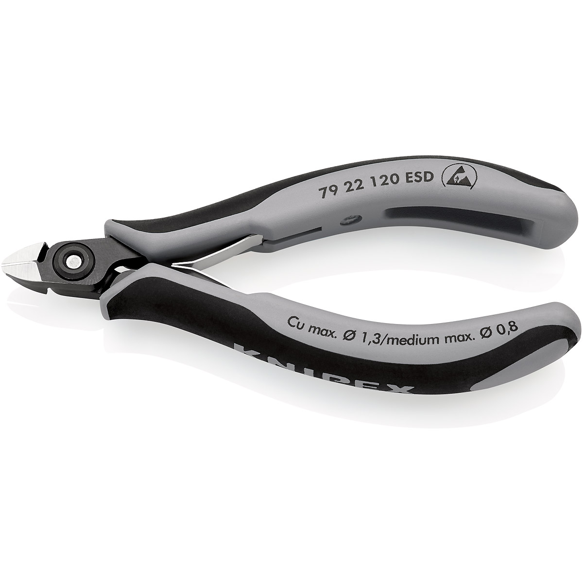 KNIPEX Präzisions-Elektronik-Seitenschneider ESD ohne Facette